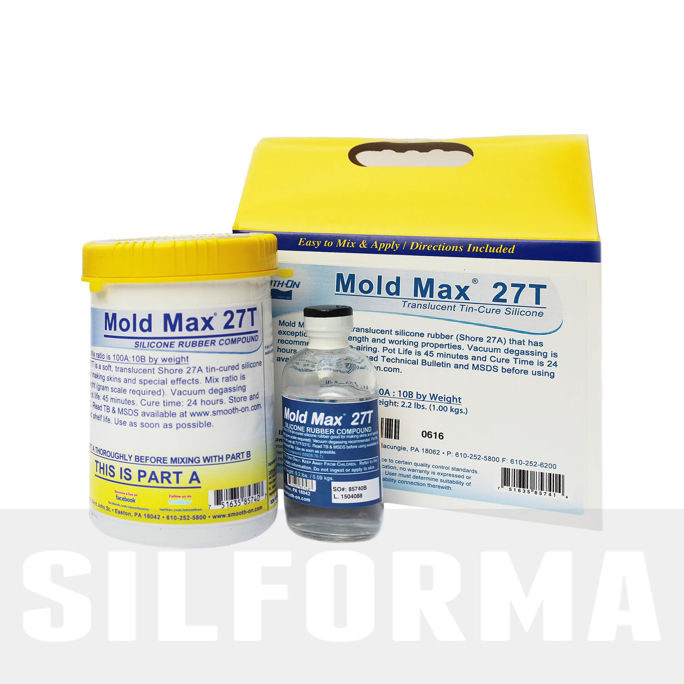 "Smooth-on" silikonas formoms - "Mold Max 27"