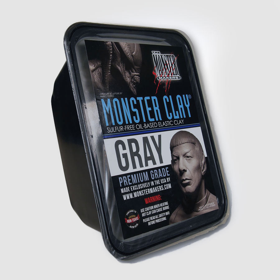 "The monster makers" molis "Monster clay gray MEDIUM" 2.27kg