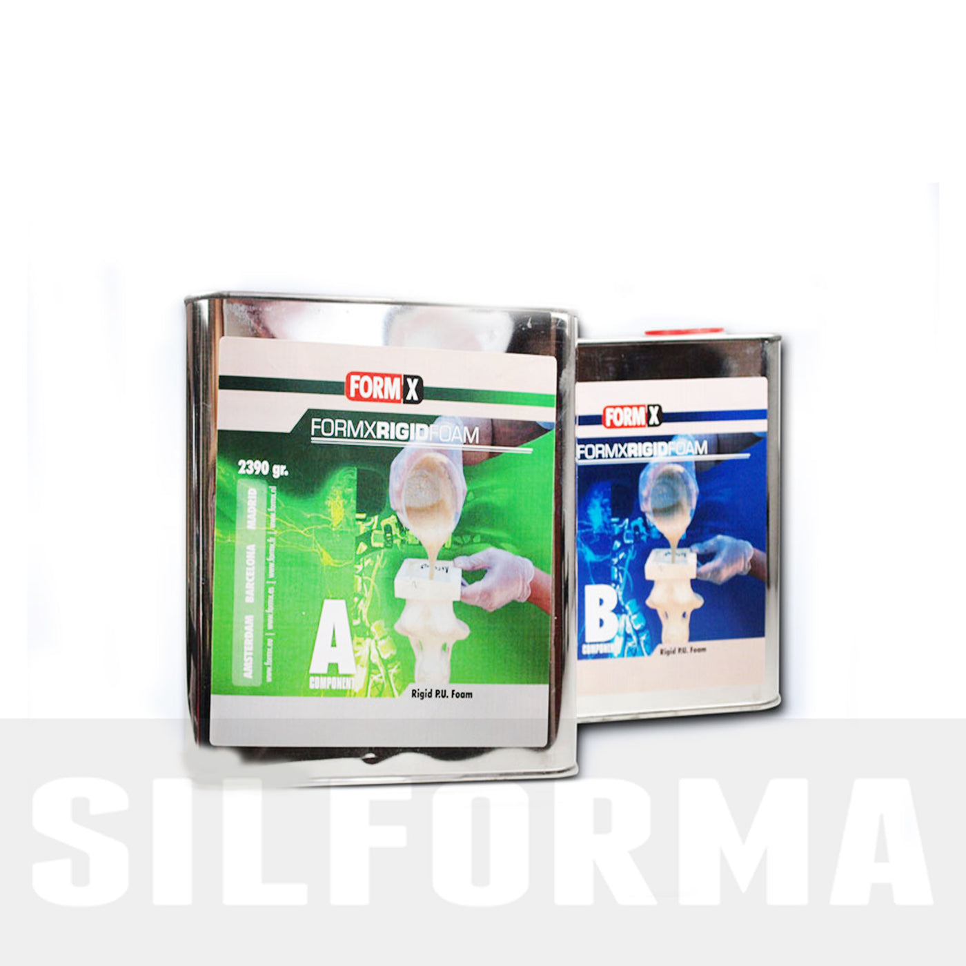 "FormX" -  liejama uretano kieta puta  - "Rigid foam"